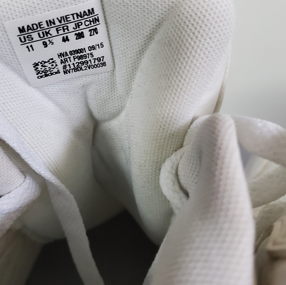 ADIDAS NEO White Hi-top Women Size 11 - Picture 3 of 4